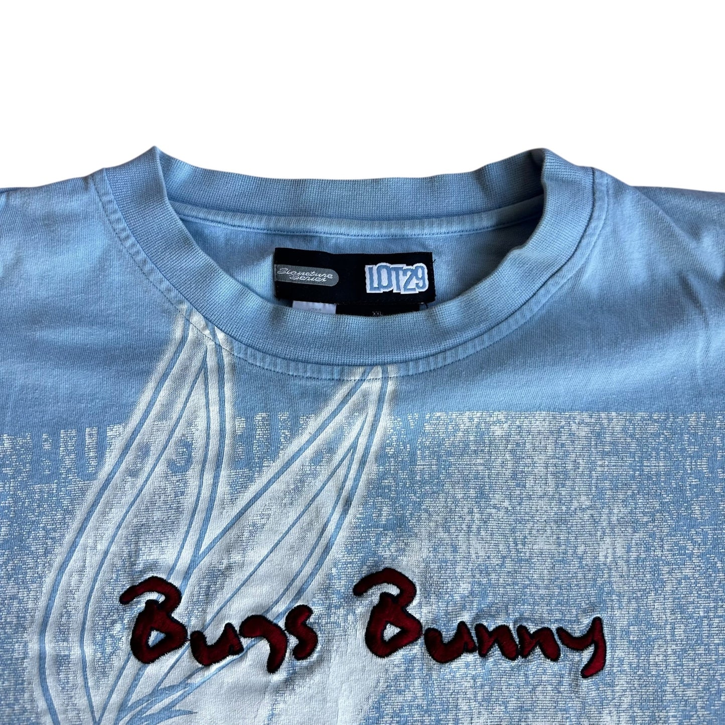 Vintage y2k Lot29 Bugs Bunny Baggy Blue Tee Shirt Mens 2XL