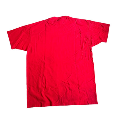 Vintage DKNY Logo Red Tee Shirt OneSize Unisex y2k