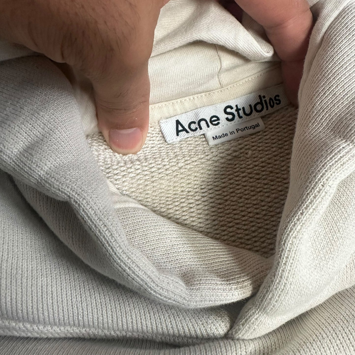 Acne Studios Grant Levy Forest Bear Print Oversized Hoodie Small