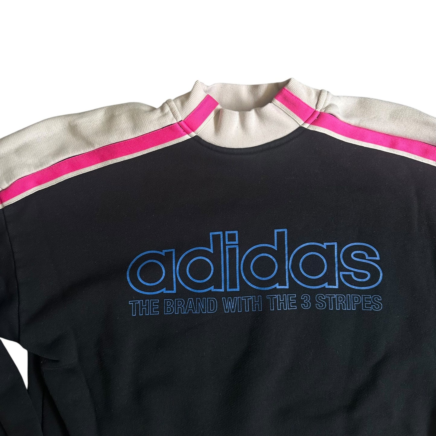 Adidas Womens Crewneck Sweater Stripe Small