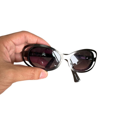 Alain Mikli Vintage 80s Double Lens Designer Sunglasses A0108