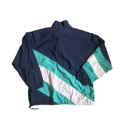 Vintage Izod 90s Windbreaker Blue Mens Large