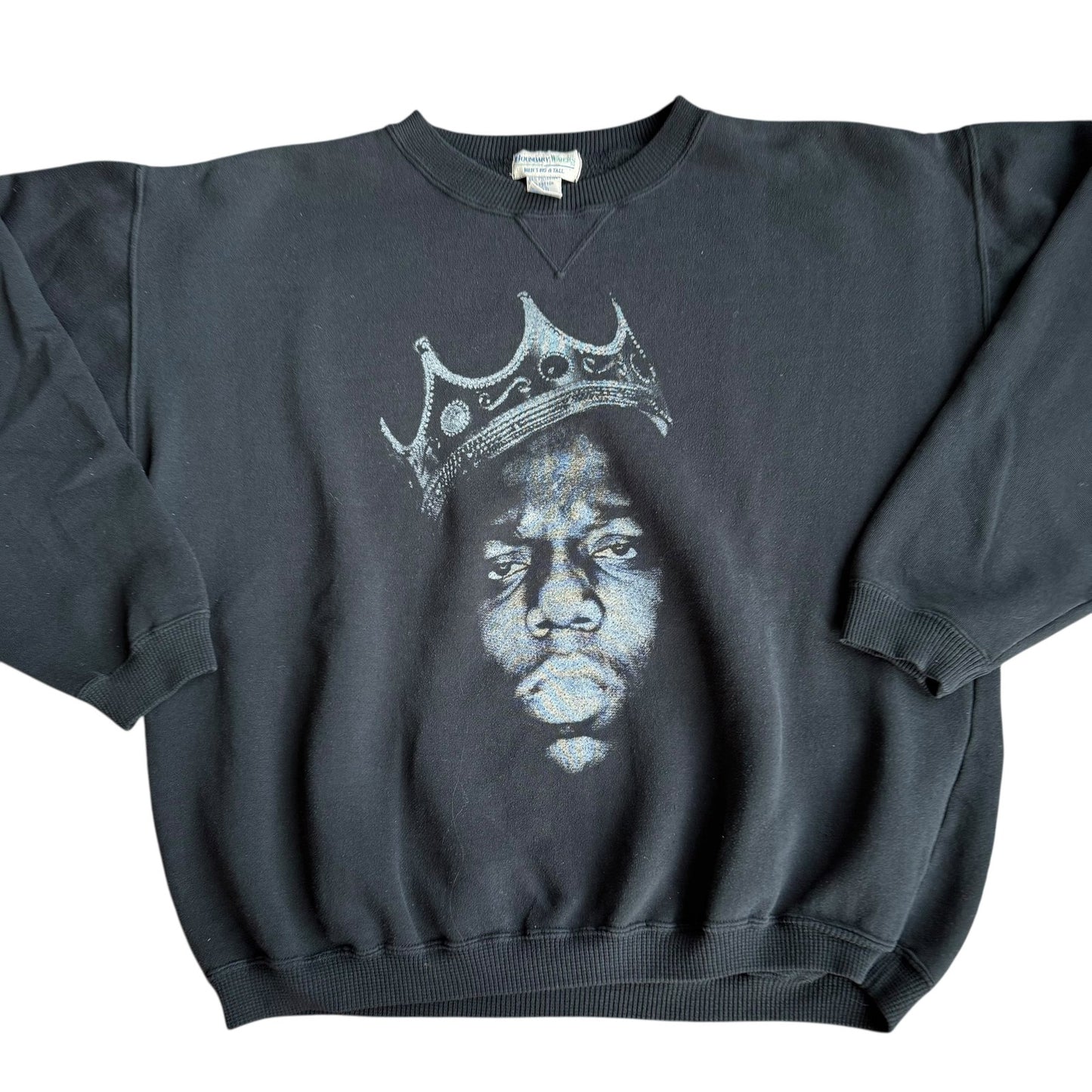 Vintage Biggie Smalls Notorious BIG Crewneck Sweater Mens XLT