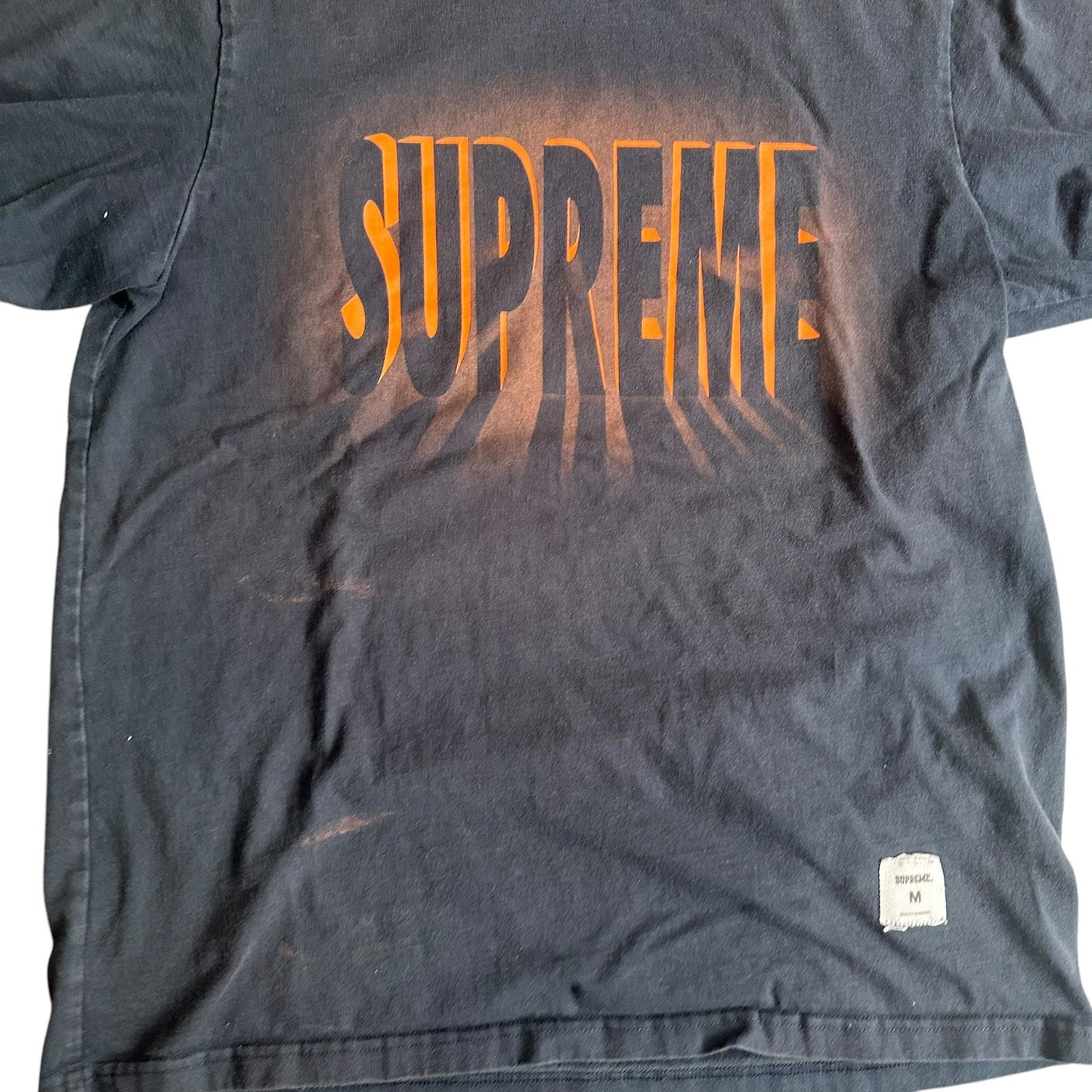 Supreme Light SS Gradient Black Shirt Size Large (FW18)