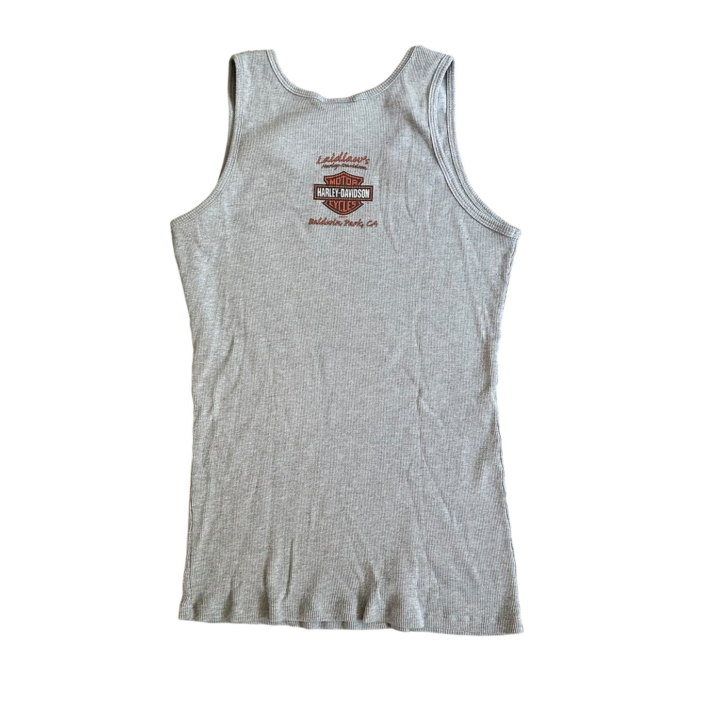 Laidlaw Harley Davidson Baldwin Park Gray Tank Top Womens 2XL
