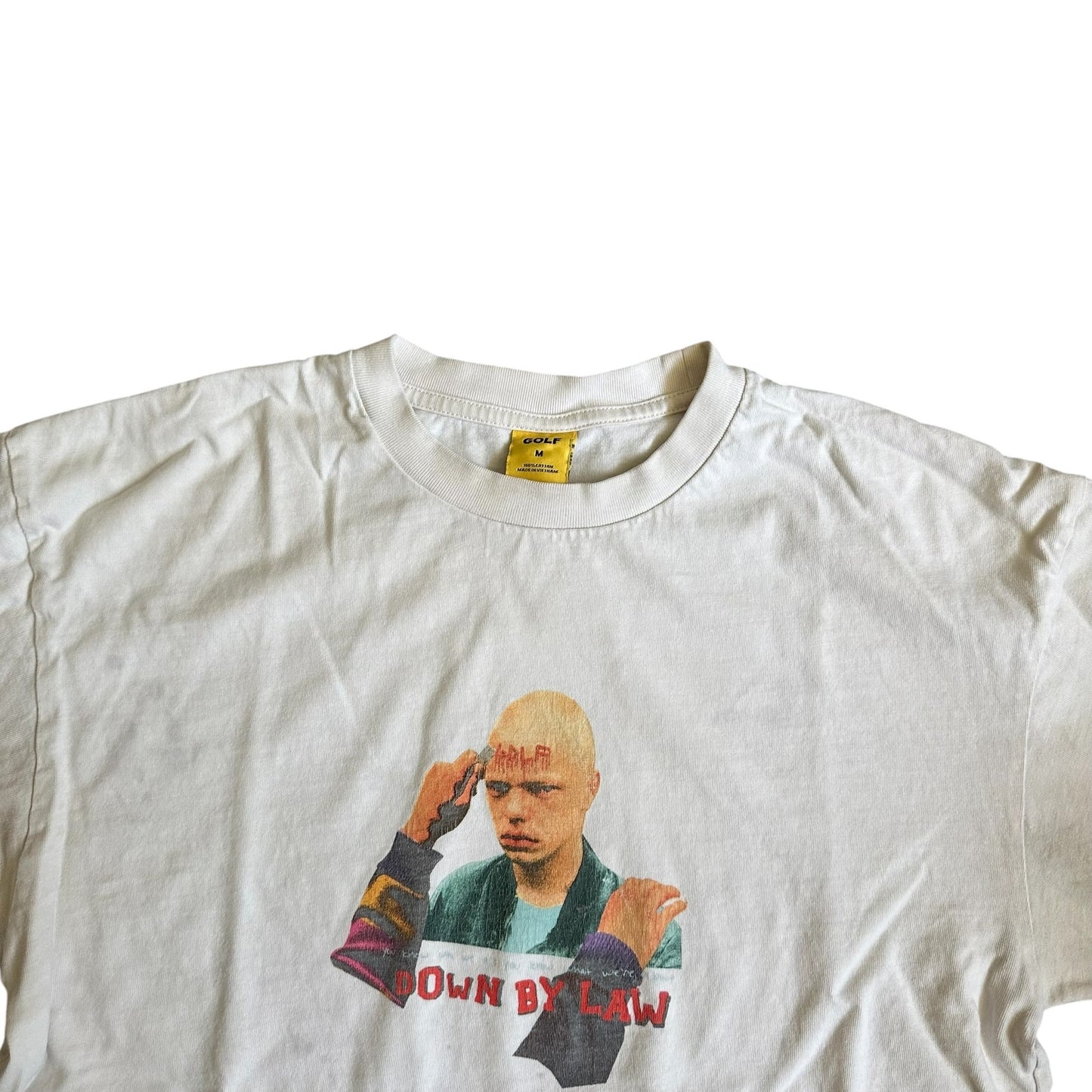 Golf Wang Down By Law White Box Cut Tee Shirt Mens Medium