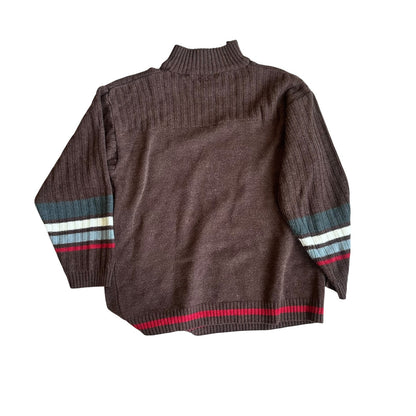 Reynolds Perry Anime Eyes Sweater Crewneck QuarterZip Mens Large
