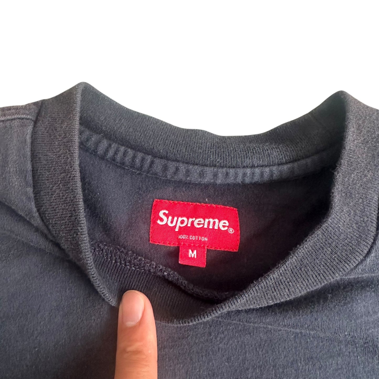 Supreme Light SS Gradient Black Shirt Size Large (FW18)