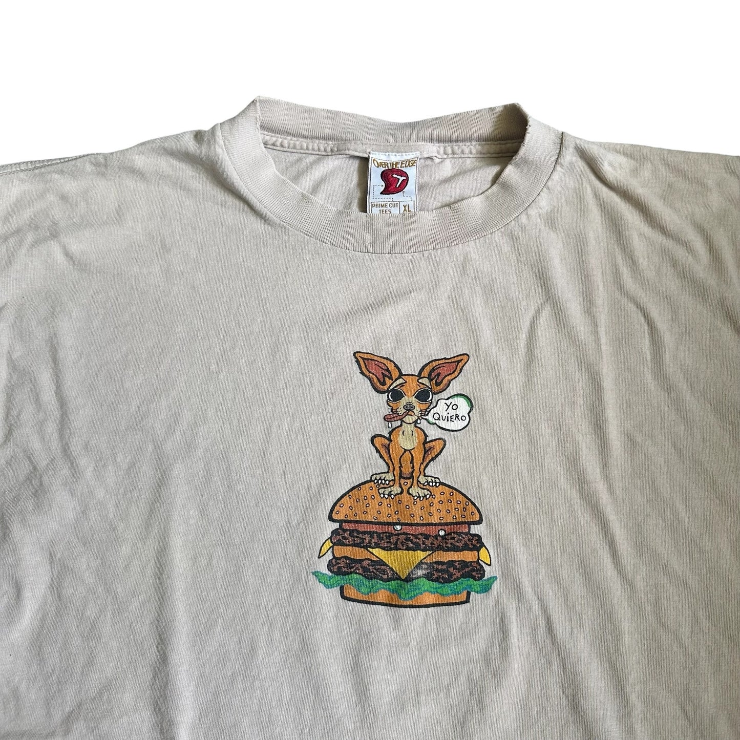 Yo Quiero Burger Vintage Taco Bell Spinoff Shirt Mens XL