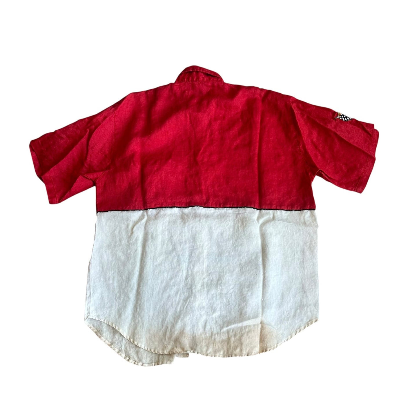 Vintage Bud Budweiser Red Shirt Jeff hamilton Mens 2XL