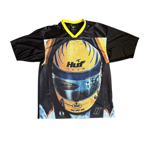 HUF x GOODYEAR Final Lap V Neck Jersey Mens XL