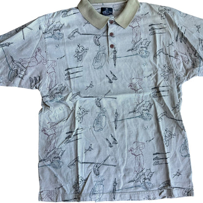Givenchy Active Activewear Polo Golf Shirt ShortSleeve Mens XL