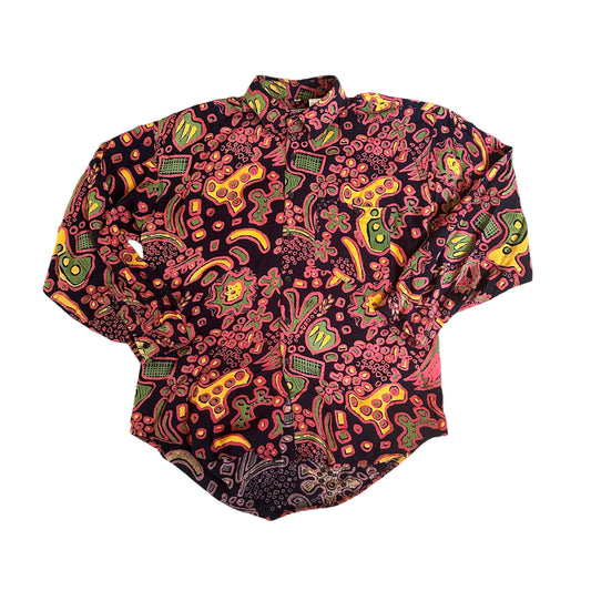 Vintage 1980s Salaminder Fresh Prince ButtonUp Shirt Mens Large