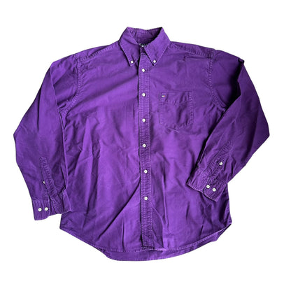 Tommy Hilfiger Purple LongSleeve ButtonUp Shirt Mens Medium