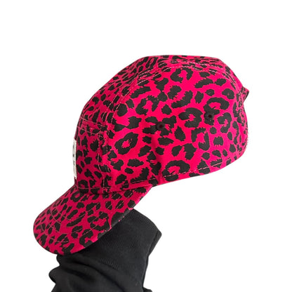 Crooks & Castles Pink Leopard Print Snapback Skater Hat Adjustable