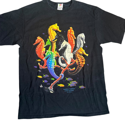 Vintage SeaHorse Audubon Aquarium New Orleans Tee Shirt Mens Large