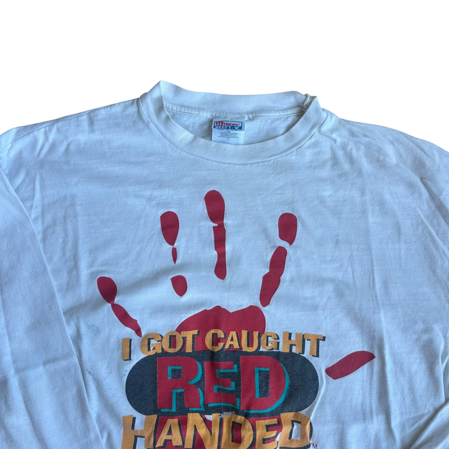 I Got Caught Red Handed Coca-Cola Shirt Mens XL