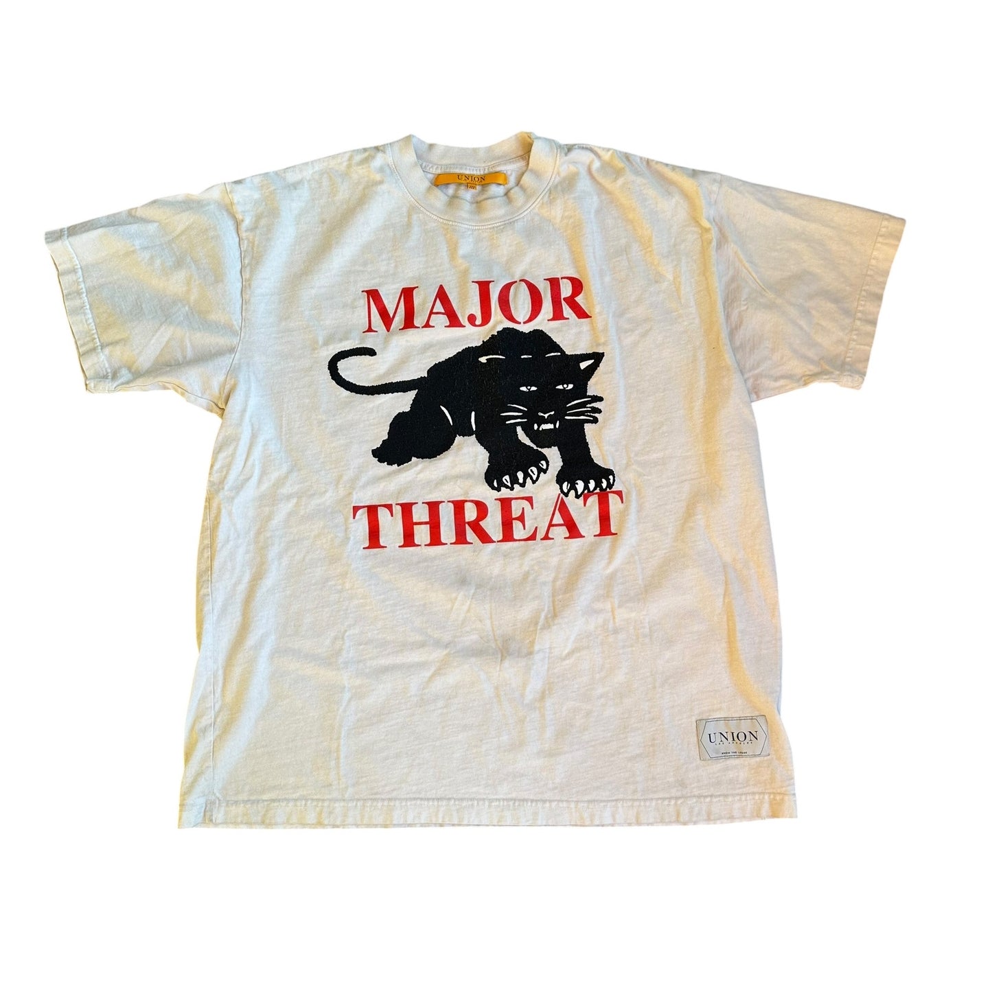 Union Major Threat Black Panther T Shirt Mens Large