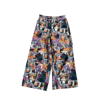 Reminisce Tabloid Magazine Pants Womens Medium