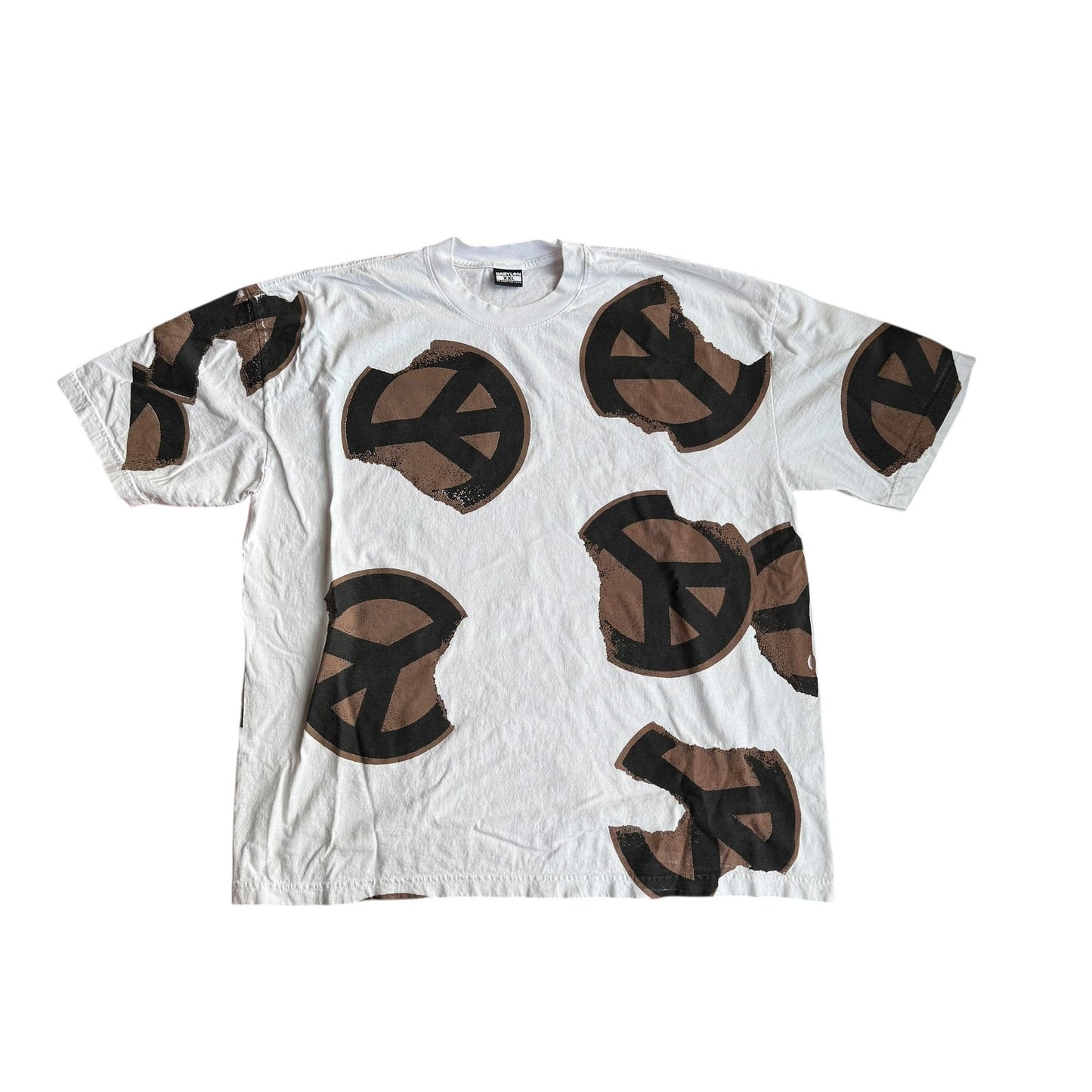 Babylon Peace AOP AlloverPrint White T-Shirt Mens 2XL