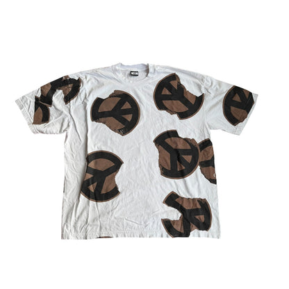 Babylon Peace AOP AlloverPrint White T-Shirt Mens 2XL