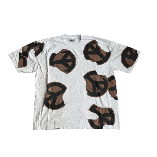 Babylon Peace AOP AlloverPrint White T-Shirt Mens 2XL