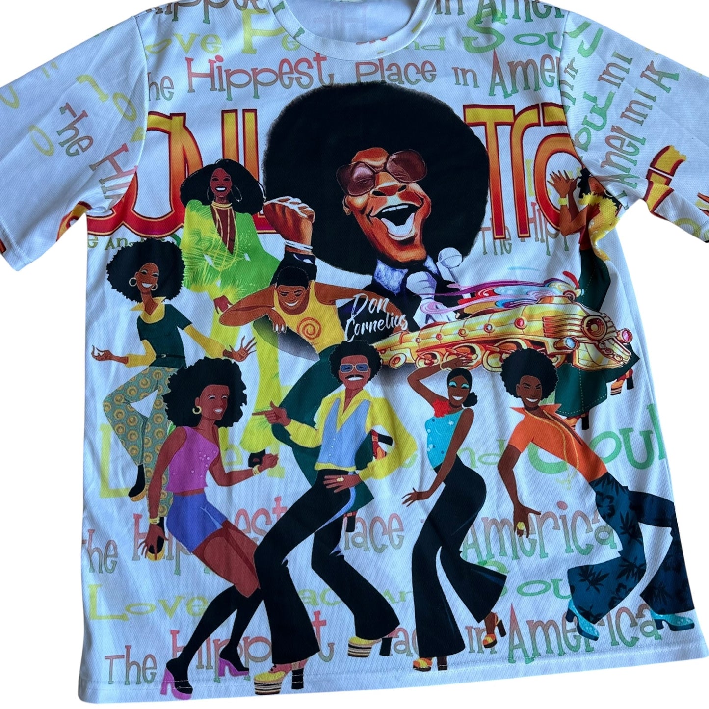 Don Cornelius Tribute Soul Train T-Shirt Mens XL