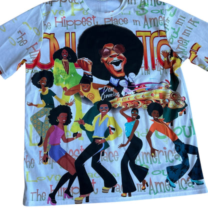 Don Cornelius Tribute Soul Train T-Shirt Mens XL