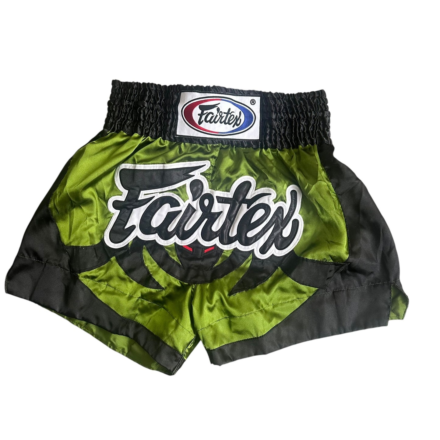 Fairtex Muay Thai Fighting Kickboxing Shorts Green Large