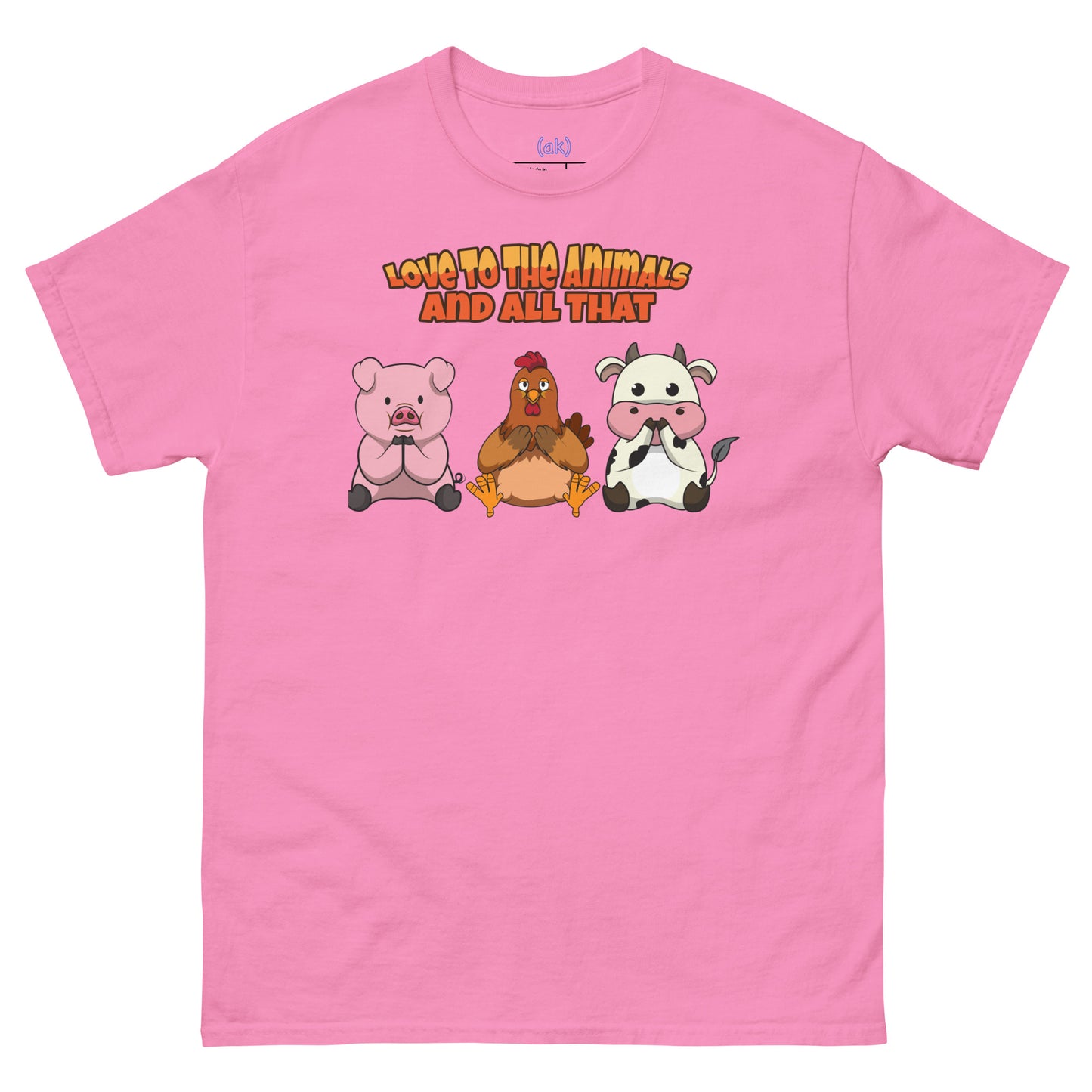 Love To The Animals and All That! (in White) + Brighter Colors)