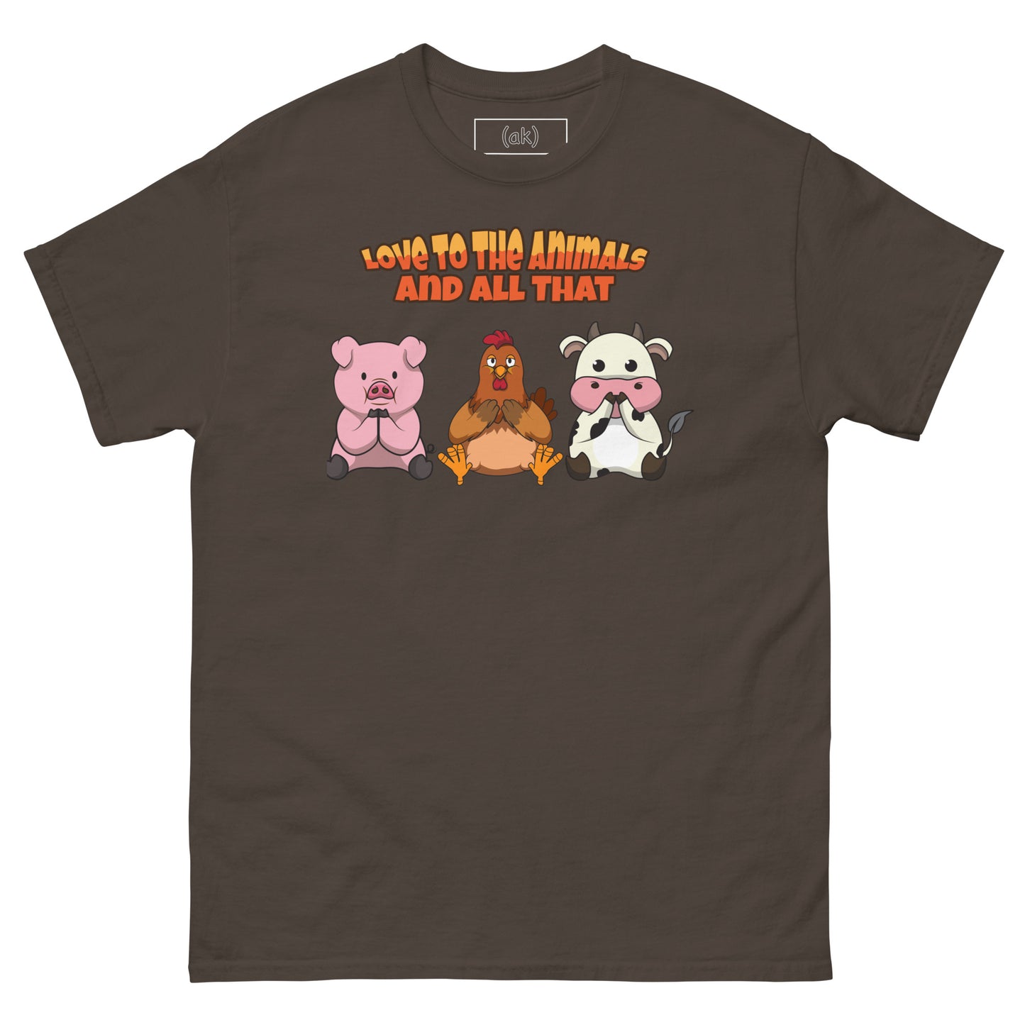 Love To The Animals and All That! (in Black) + Darker Colors)