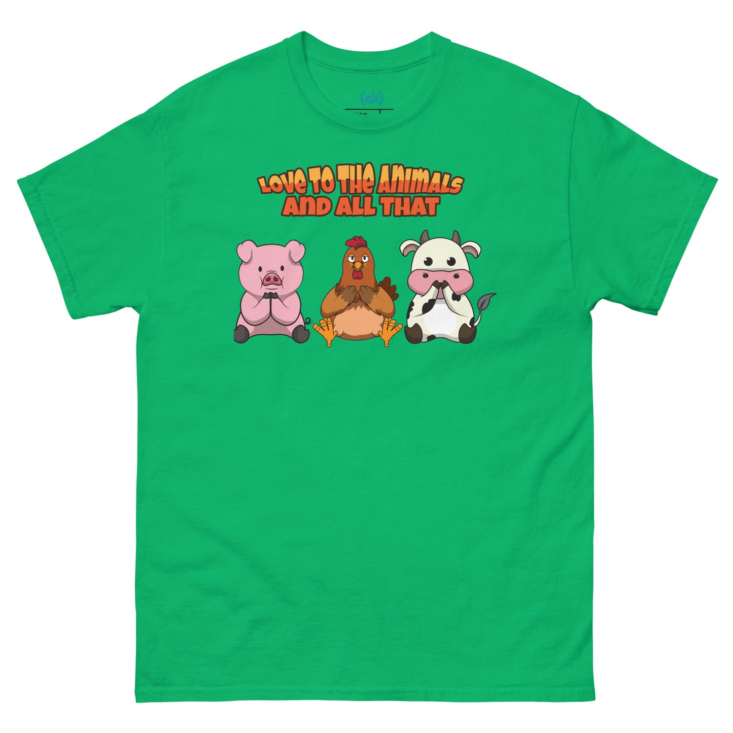 Love To The Animals and All That! (in White) + Brighter Colors)