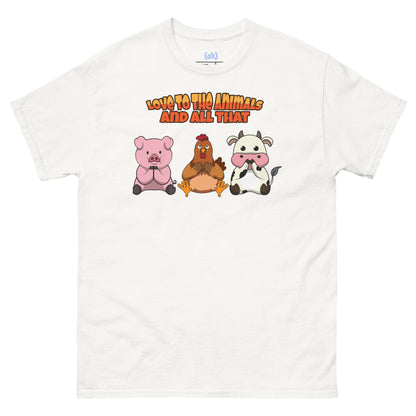 Love To The Animals and All That! (in White) + Brighter Colors)