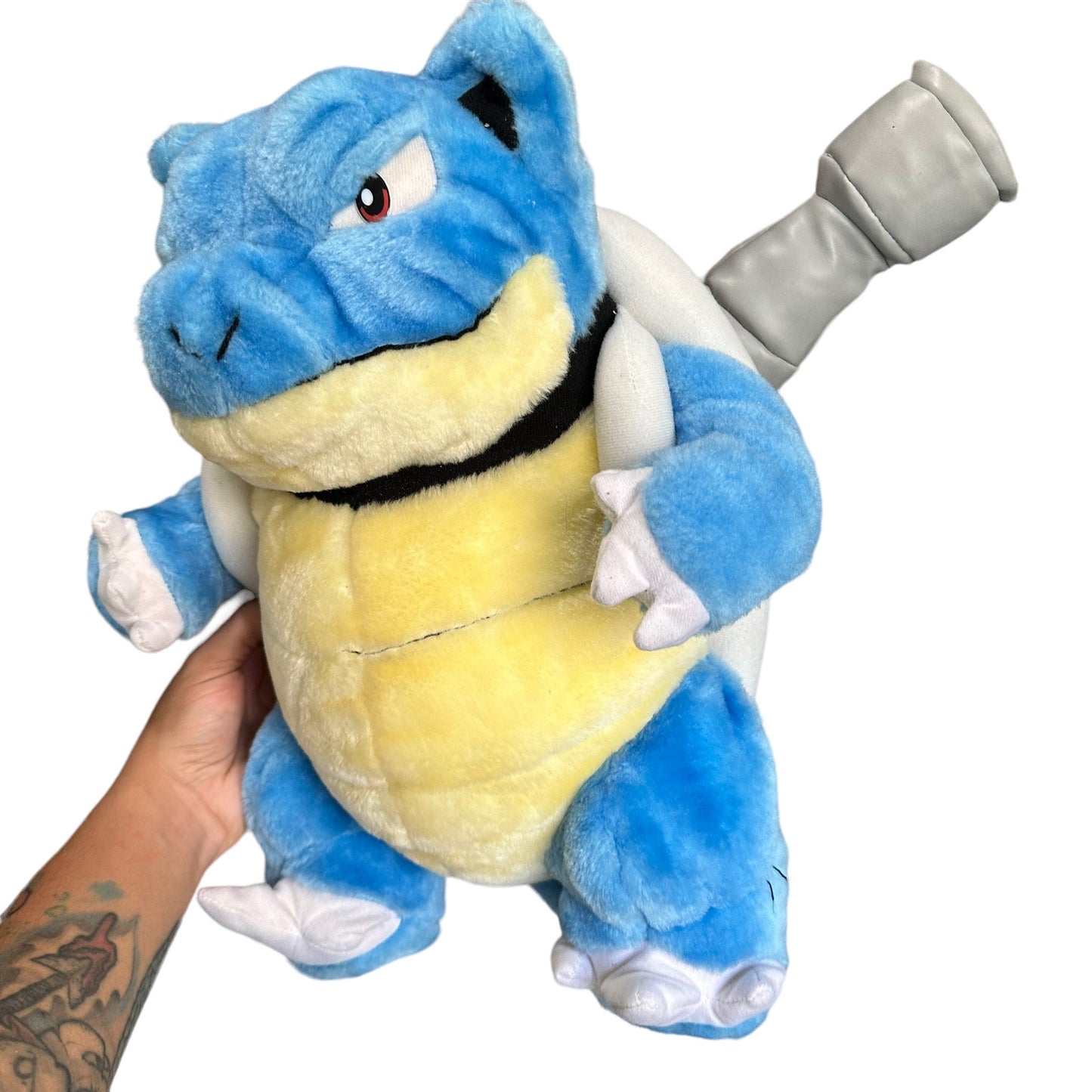 Vintage 1999 Blastoise Plush Big Plushie 16" Pokemon Official