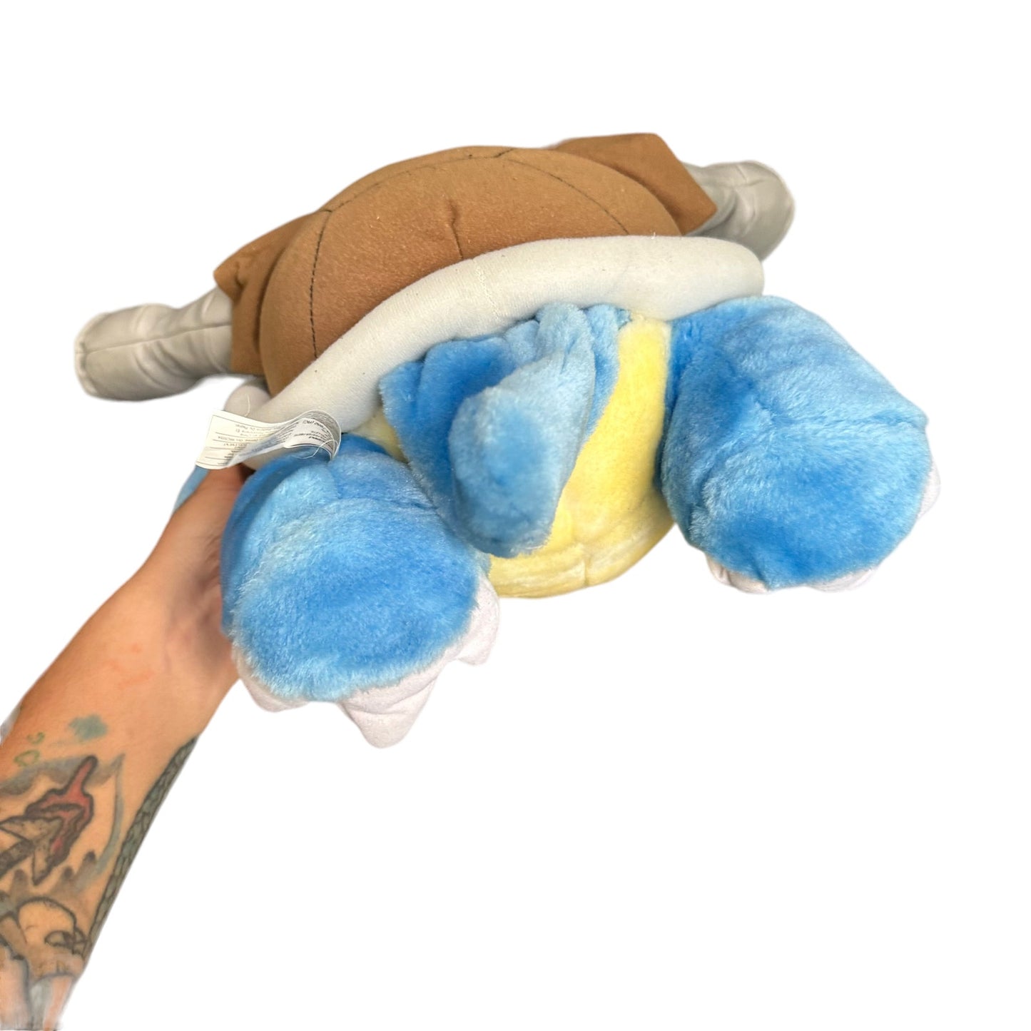 Vintage 1999 Blastoise Plush Big Plushie 16" Pokemon Official