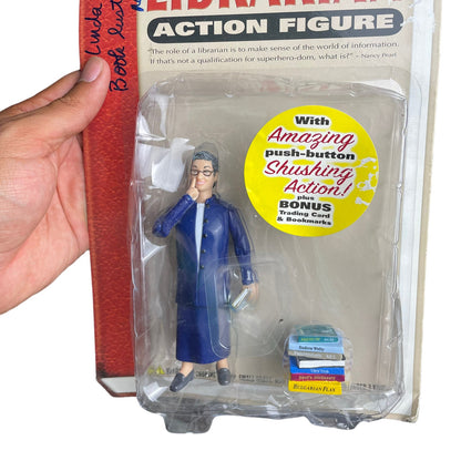 Vintage 2003 Nancy Pearl Action Figure Doll Toy New in Package NWT