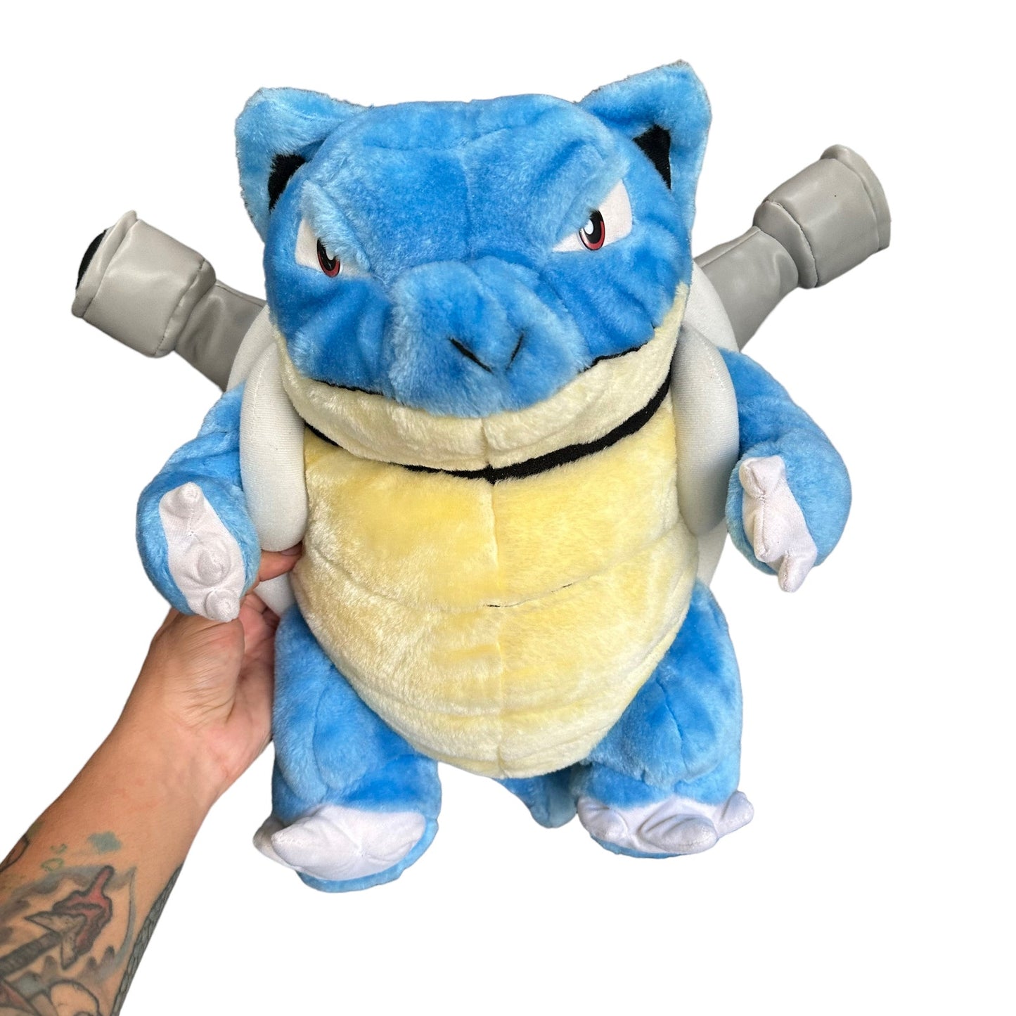 Vintage 1999 Blastoise Plush Big Plushie 16" Pokemon Official