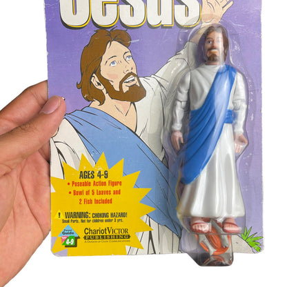 Vintage 1998 Jesus Action Figure Doll Toy New in Package NWT