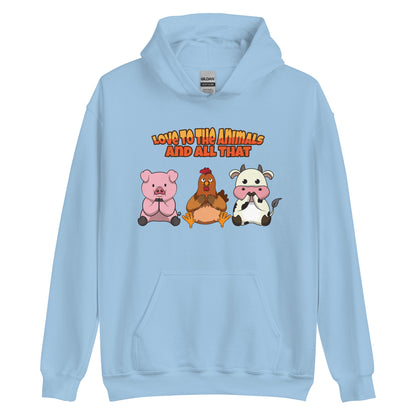 Love To The Animals and All That Hoodie (in Multiple Colorways)