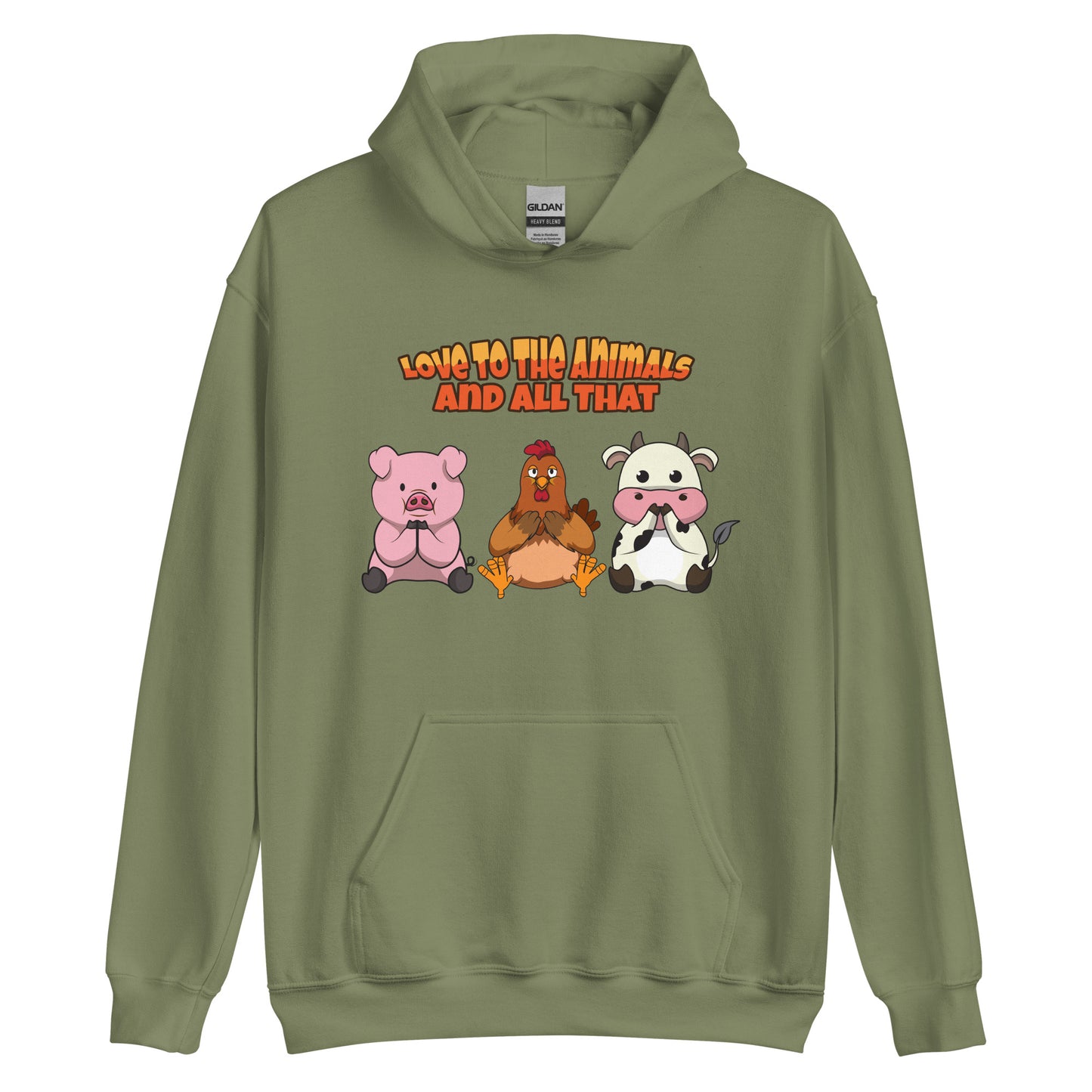 Love To The Animals and All That Hoodie (in Multiple Colorways)