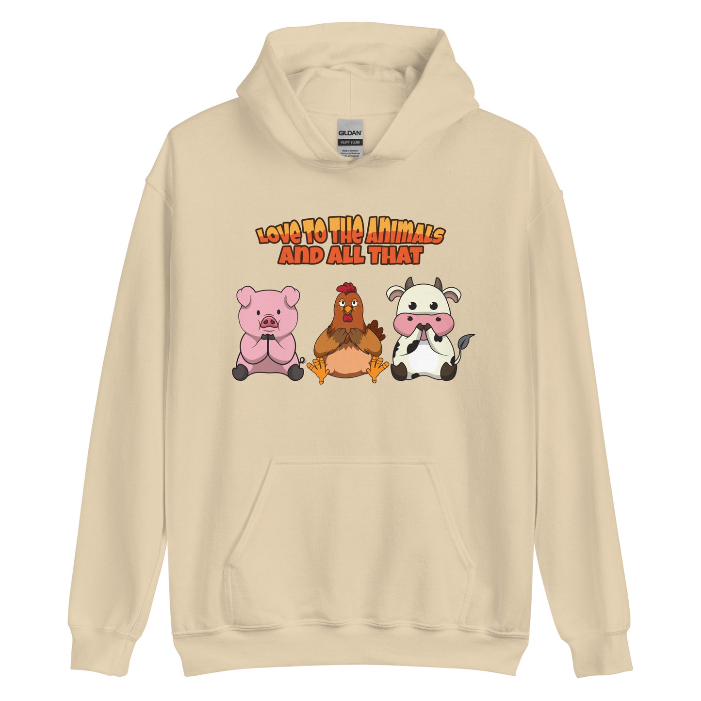 Love To The Animals and All That Hoodie (in Multiple Colorways)